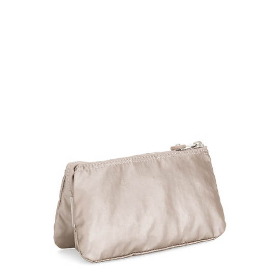 Kipling Creativity Large Metallic Pouch Taske Lyserød | DK 2084ZU